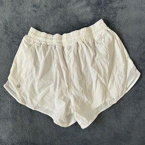 Lululemon short white size 8